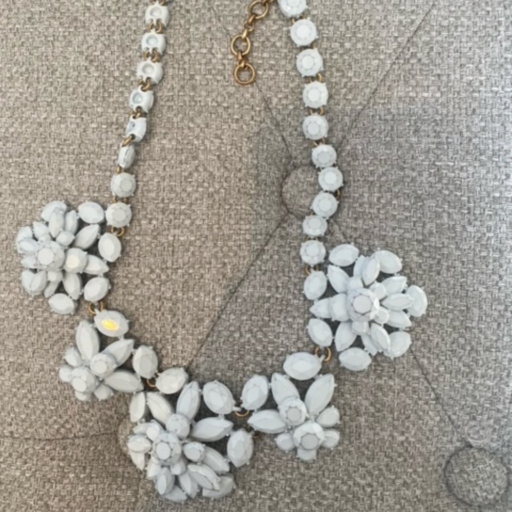 NWT J. Crew light blue necklace
